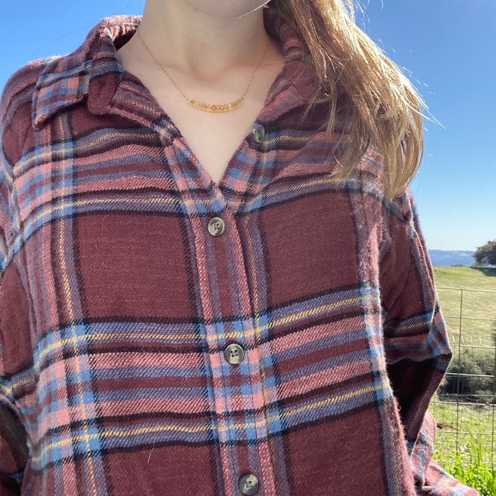 American Eagle plaid flannel